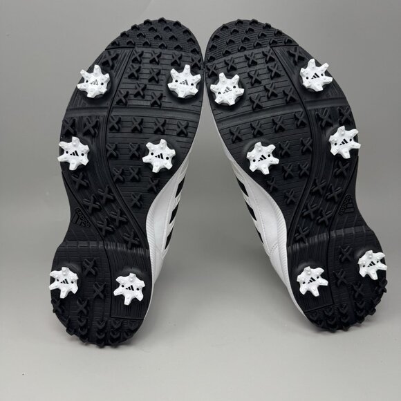 Adidas Tech Response 2.0 White Black Mens Spike Golf Shoes EE9121 Size 9.5 New main image 6